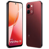 Vivo Y51 Pro 5G (Festive Red, 8GB RAM, 256GB Storage) – Dimensity 7360 Turbo, 7200mAh Battery & 120Hz Display