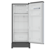 Icemagic Powercool 184L 2-Star Single Door Refrigerator with Base Drawer – Imperial Steel-Y (Model: 73596)
