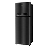 Whirlpool Intellifresh Pro 411L Convertible Refrigerator 1 Star Frost Free Double Door Smart Inverter Gravity Black Large Capacity Fridge