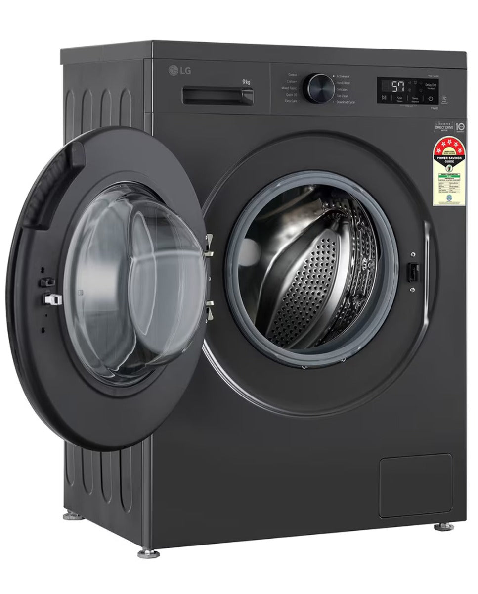 LG 9KG Front Load Washing Machine, Inverter Direct Drive, Middle Black (FHB1209Z4M)