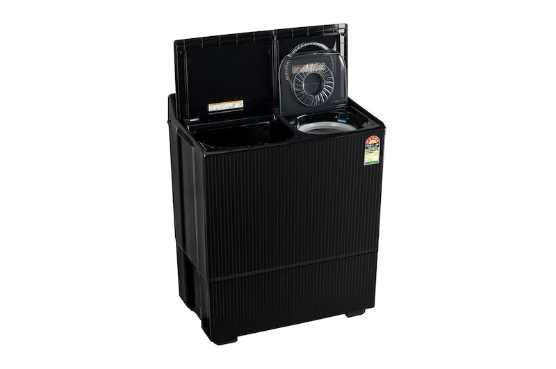 LG 12 Kg Semi-Automatic Top Load Washing Machine | Roller Jet Pulsator, Wind Jet Dry, 5 Star, Onyx Black | PX120A3SO4Z