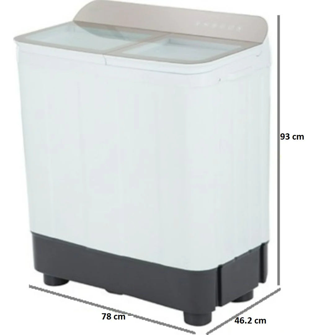 Haier 7.0 Kg Twin Tub Semi Automatic Top Loading Washing Machine (HTW70-178N)