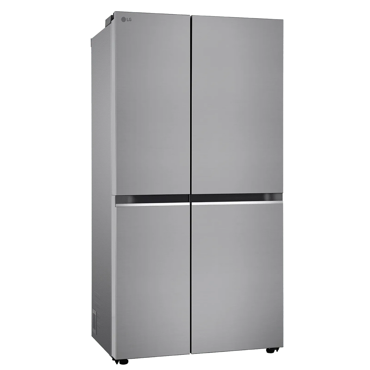 LG 650 Litres 3 Star Frost Free Side by Side Refrigerator with DoorCooling Plus Technology (GL- B257HPZ3, Shiny Steel)