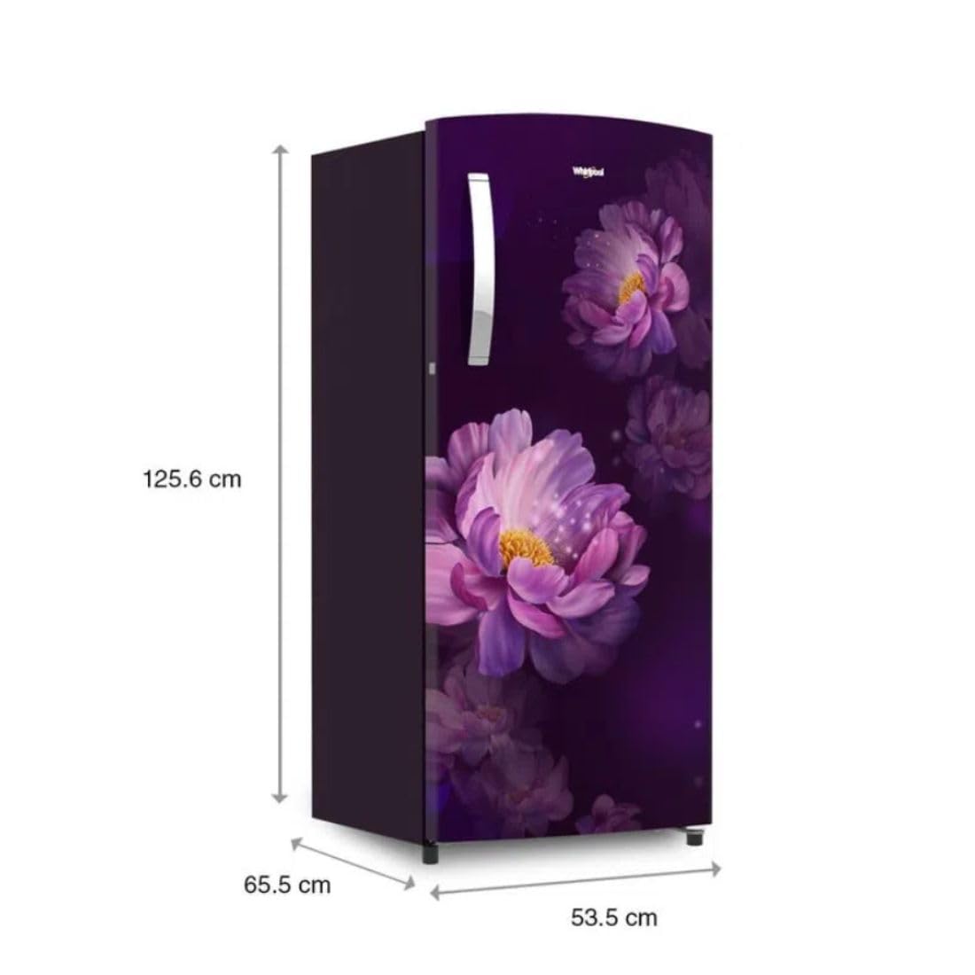 Whirlpool 192 L 3 Star Direct-Cool Single Door Refrigerator (215 IMPRO PRM 3S PURPLE PEONY-Z (72884)