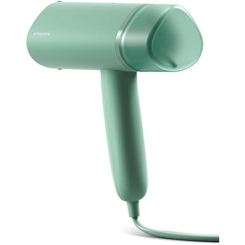 Experience efficient steaming: Philips STH3010/70 Garment Steamer with Antibacterial feature.