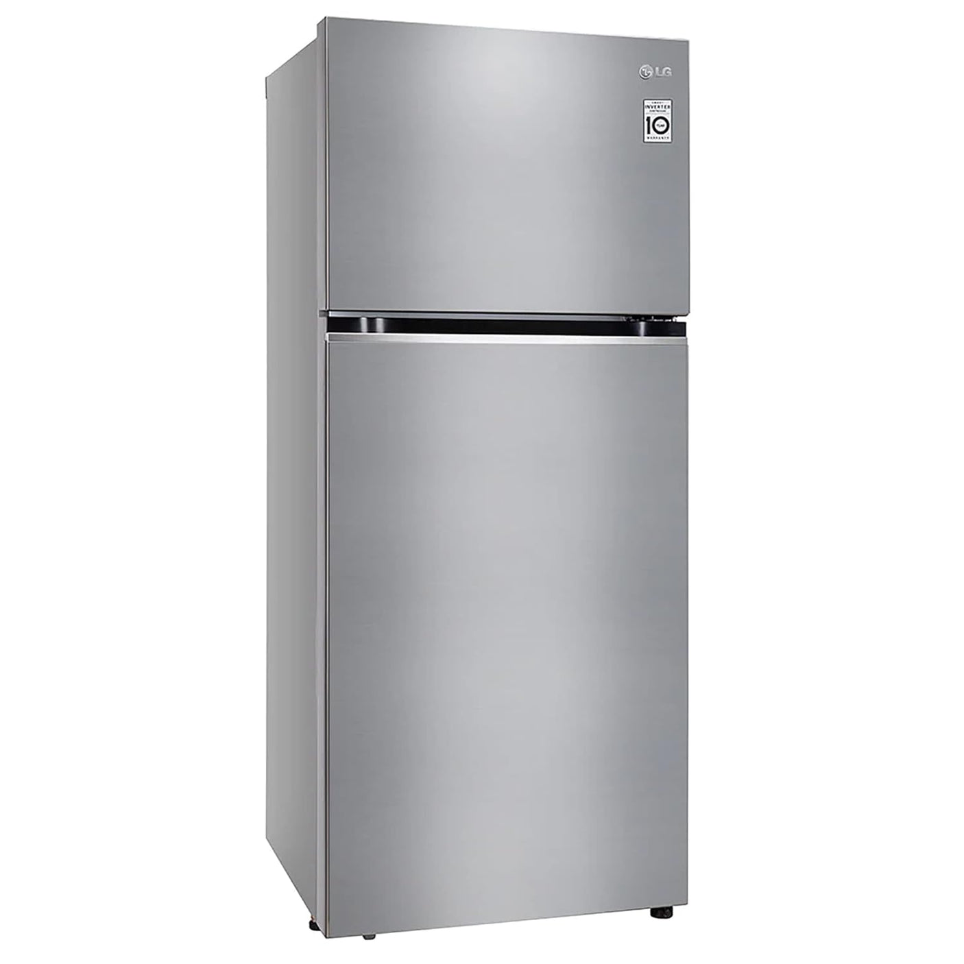 LG 380 Litres 2 Star Frost Free Double Door Convertible Refrigerator (GL-S412SPZY, Shiny Steel)