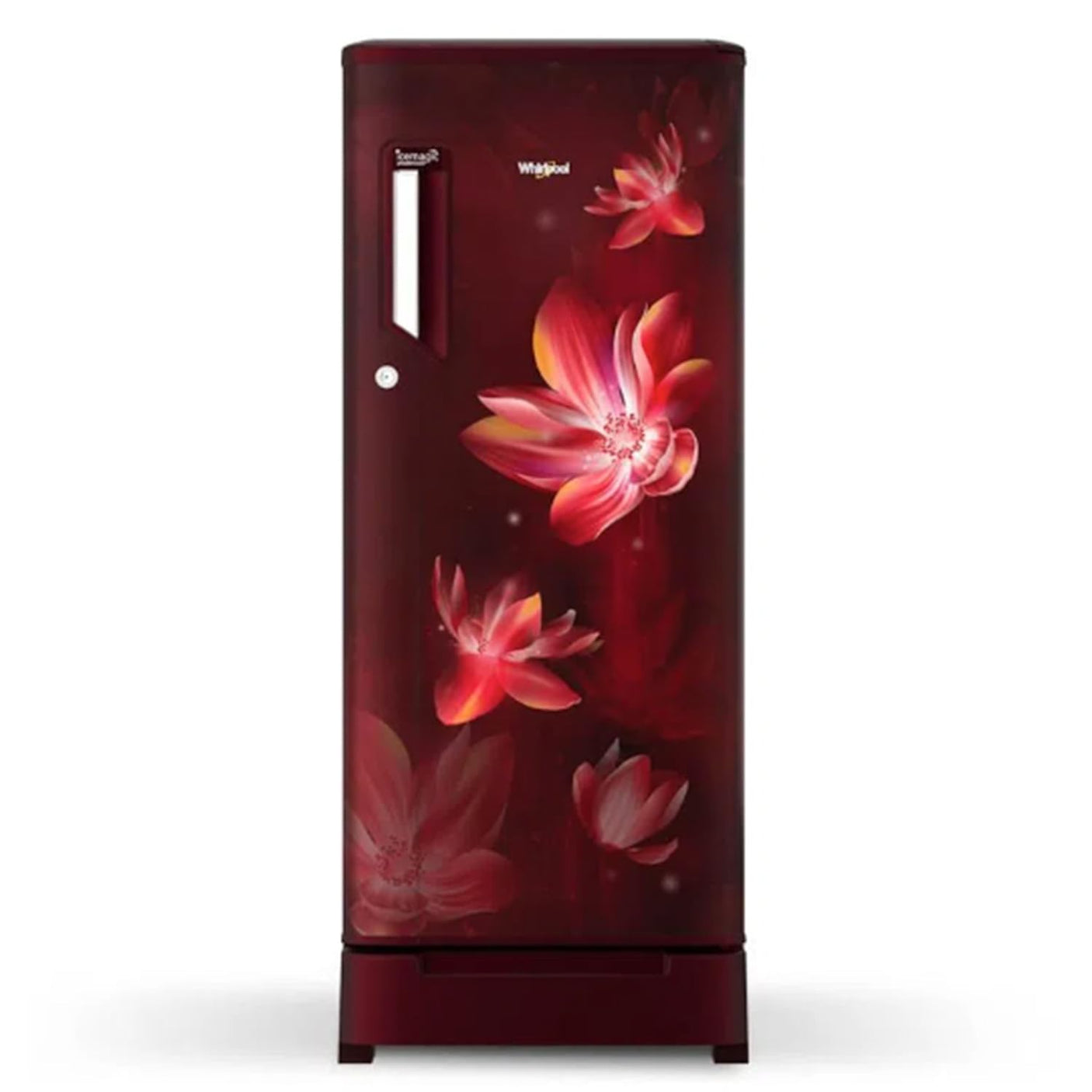Whirlpool 192L 3 Star Direct-Cool Single Door Refrigerator (215 Icemagic Powercool ROY 3S,Wine Flower Rain-Z,2023 Model,72539)