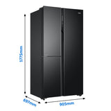 Home Appliances - Haier 628L Triple Door Fridge, a top choice for modern kitchens.