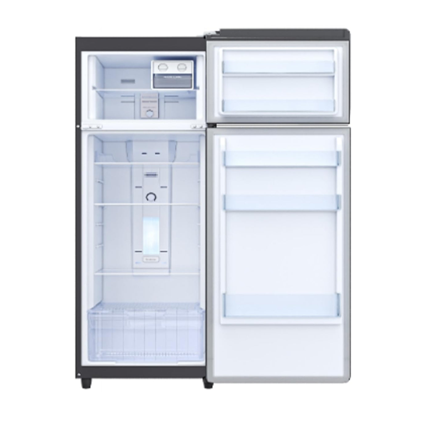 GODREJ 244L 2 STAR FROST FREE NANO SHIELD INVERTER DOUBLE DOOR REFRIGERATOR(RT EONCRYSTAL 280B RI OB, Onyx Blue)