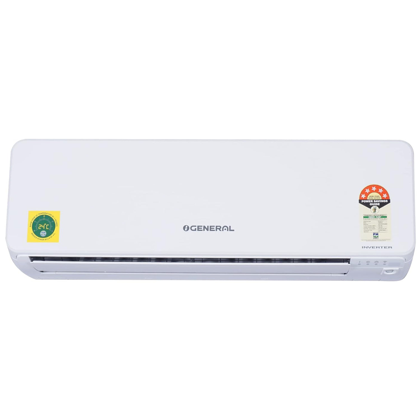 O-General 1 Ton 5 Star Split Inverter AC with Wi-fi Connect - White  (ASGG12CGTB-B, Copper Condenser)