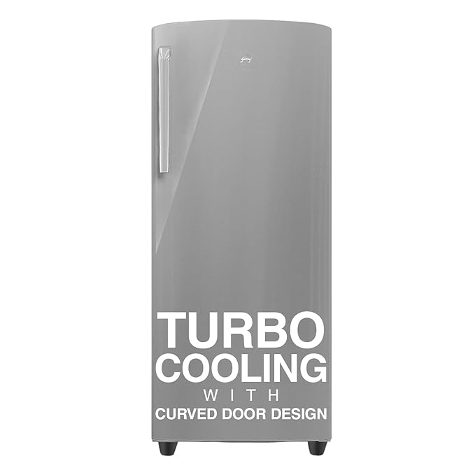 Godrej 268 L 3 Star Turbo Cooling Technology Refrigerator (2024 Model, RD EMARVEL 290C THI ST GL, Steel Glow)