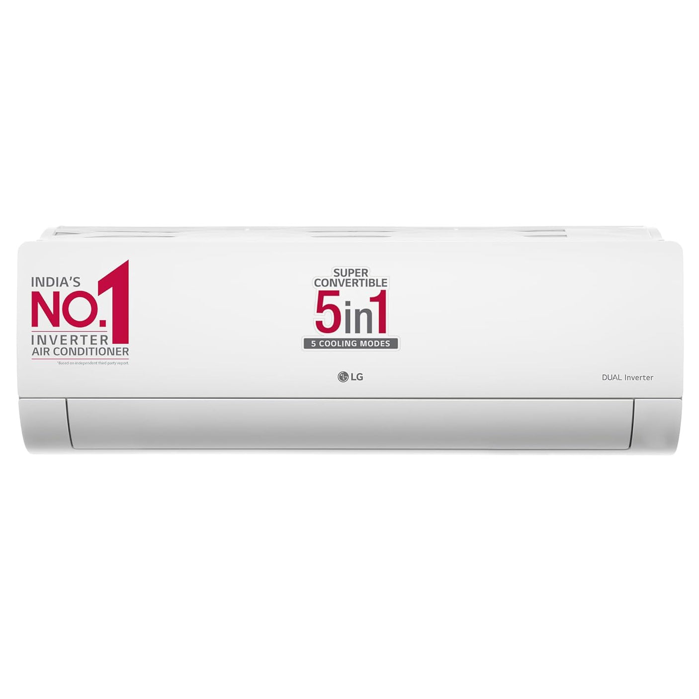 LG 1.5 Ton 5 Star Inverter Split AC (Copper, Super Convertible 5-in-1 Cooling,TS-Q19BNZE, White)