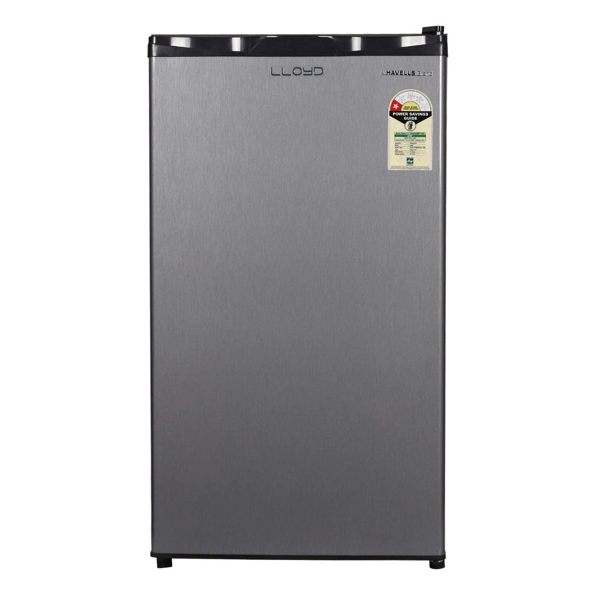 Havells-Lloyd 91 L 1 Star Direct-Cool Single Door Fridge (GLDC111RGMT1JC METALLIC GREY)