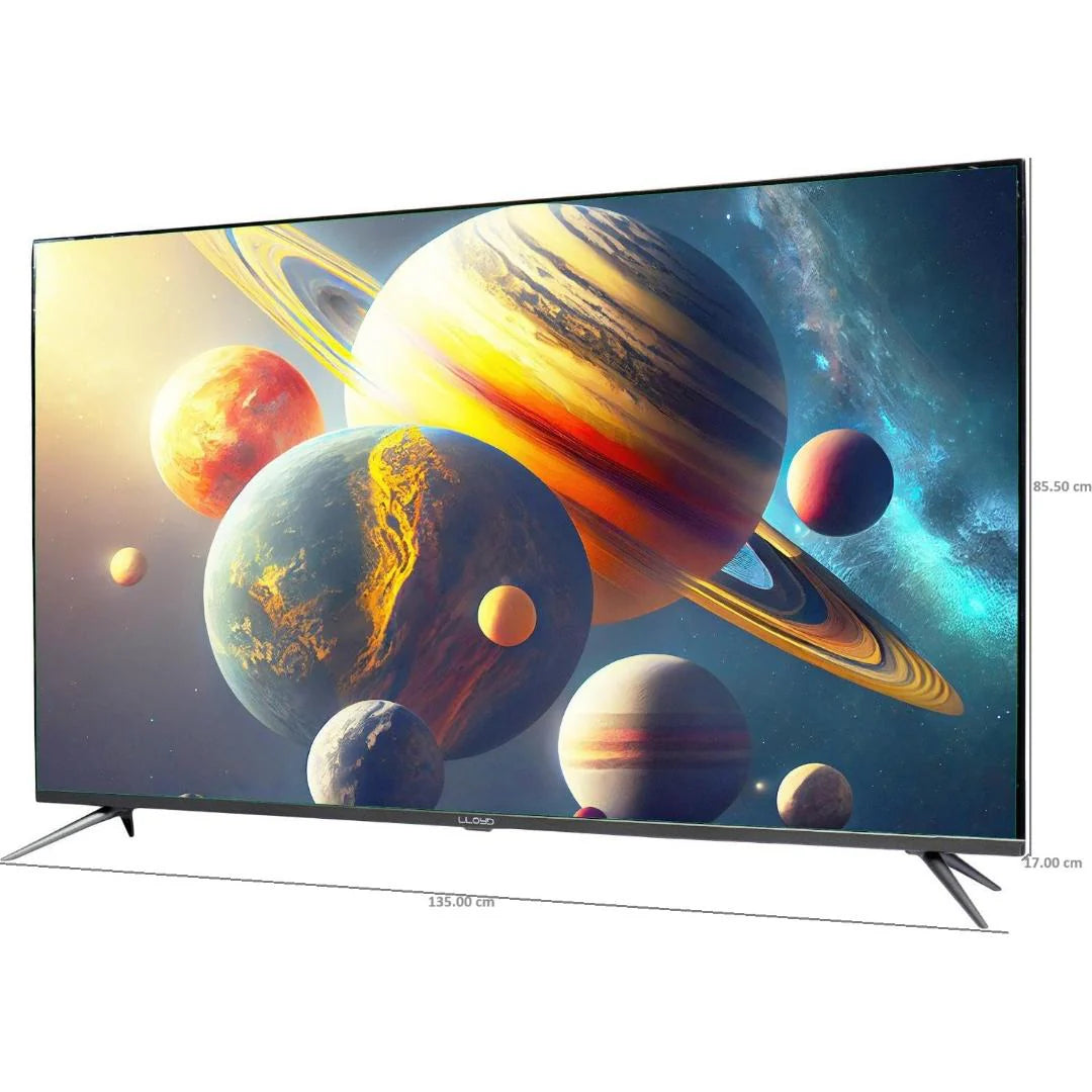 Lloyd 139.7 Centimeter (55) 55PS850F 4K Ultra HD ARM CA75 1.0 GHz Quad Core Processor WebOS Smart LED TV (Black)