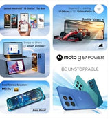 Motorola G57 Power 5G (Regatta, 8GB RAM, 128GB Storage) – Snapdragon 6s Gen 4 & 7000mAh Battery