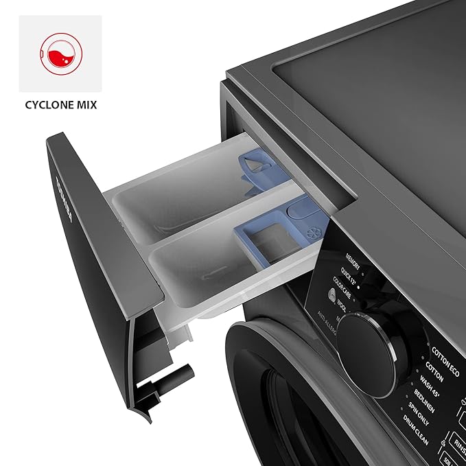 TOSHIBA 9 Kg Inverter Fully Automatic Front Loading Washing Dryer (‎TW-BJ100M4-IND(SK) Premium Silver)
