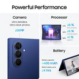Samsung Galaxy Z Fold7 5G Mobile with Galaxy AI (Blue Shadow, 12GB RAM, 256GB Storage), 200MP Camera, Snapdragon 8 Elite Processor