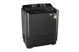 LG 11.5Kg Semi Automatic Top Load Washing Machine, Roller Jet Pulsator + Soak, Full Black (P115ASLAZ)