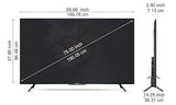 Sansui 75 Inch 4K Ultra HD Smart Google TV (JSW75GSUHDFF) | LED Display | Voice Control | Pebble Grey