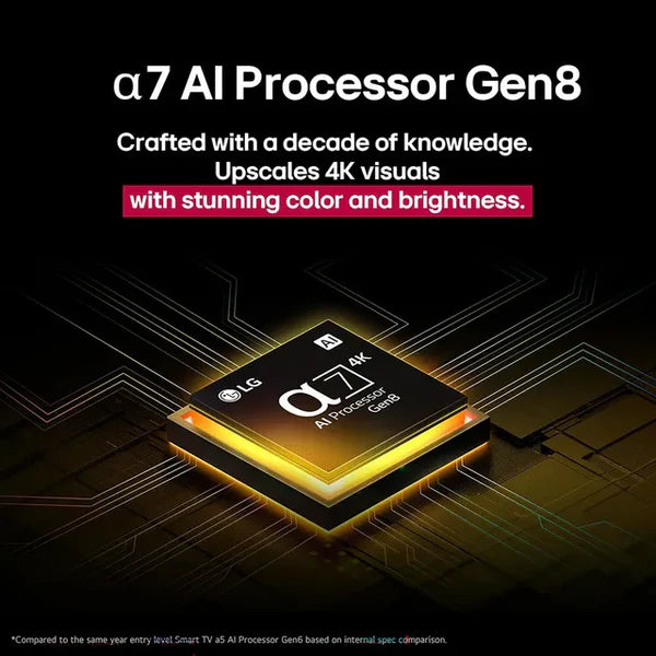 LG 43NU875BPLA 43 Inch NanoCell AI 4K Ultra HD Smart webOS TV | Dolby Atmos | HDR10 | α7 AI Processor 4K Gen9 | 2026