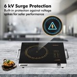 Havells GLO TC22 2000W Infrared Cooktop: Works With All Cookware, Preset Menus, Auto Shut-Off