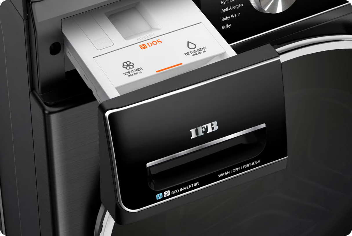 IFB Laundrimagic® 11 Kg Washer | 7 Kg Dryer | 3 Kg Refresher with AI Dos – Executive Plus ZBG