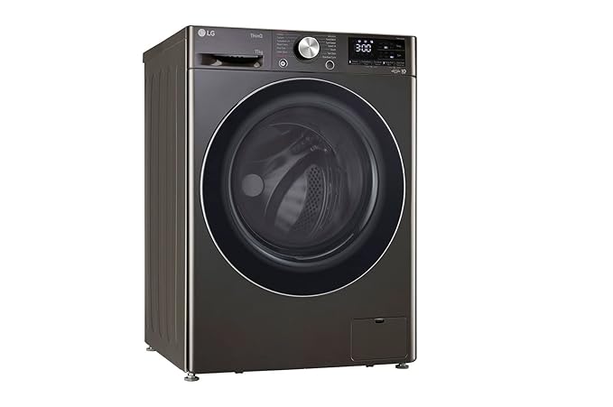 LG 11 Kg 5 Star Inverter Wi-Fi Fully-Automatic Front Load Washing Machine with In-Built Heater (FHP1411Z9B, Black VCM, AI DD Technology, 1400 RPM & Steam+)