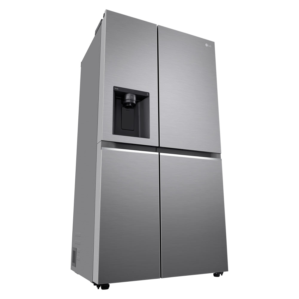 LG 630 L 3 Star Frost Free Side by Side Refrigerator, Shiny Steel, L257CPZ3