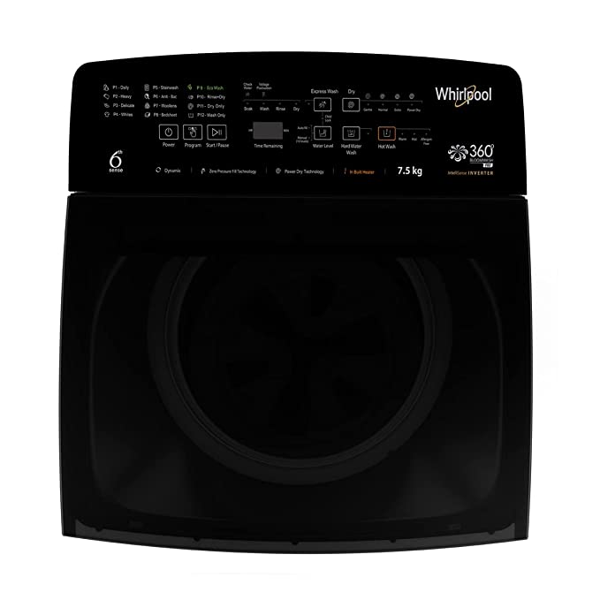 Whirlpool 7.5kg 5 Star BloomWash Top Load Washer 360 BW PRO 540 H 7 Electronic Paradise