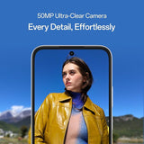 Oppo A6 5G (Ice White, 6GB RAM, 256GB Storage) – Dimensity 6300, 120Hz Display & 7000mAh Battery
