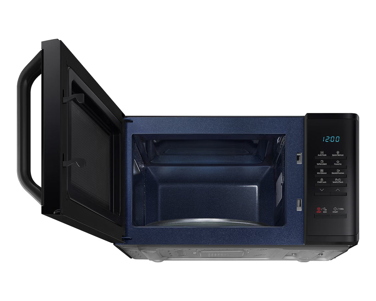 Samsung 23L Solo Microwave Oven MS23A3513AK | 800W Power | Quick Defrost | Ceramic Enamel Interior