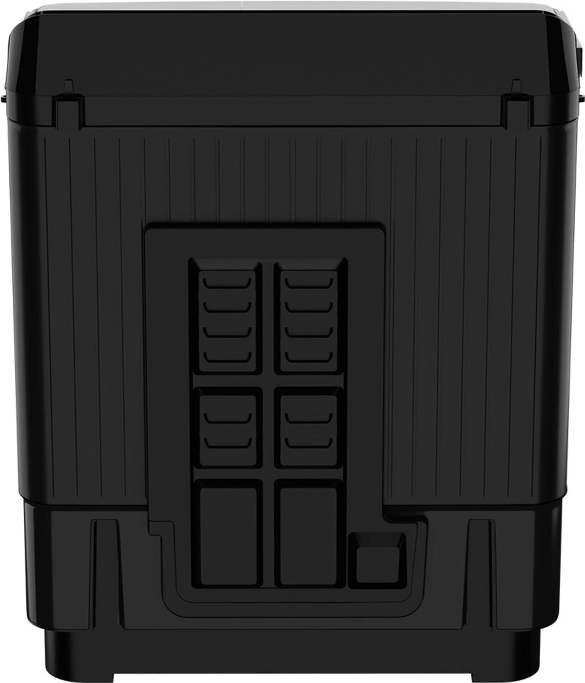 Haier HTW140-196BK 14 Kg Semi-Automatic Top Load Washing Machine | Vortex Pulsator, Oxyi Dry, Black