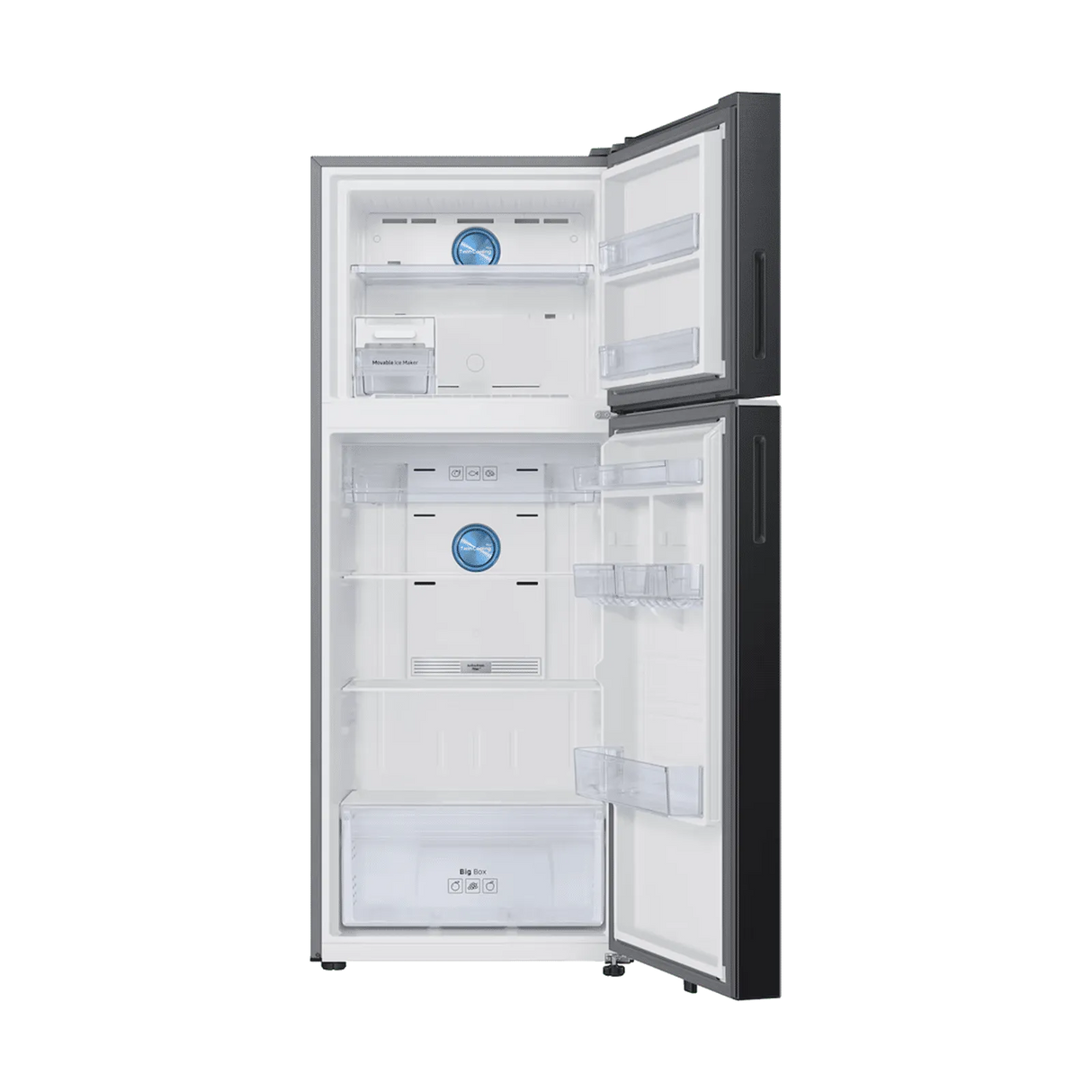 Samsung RT41HG6A42B1 Double Door Refrigerator (396L, Digital Inverter Compressor, Frost Free, BESPOKE AI, Convertible 5-in-1, Twin Cooling Plus, SmartThings Wi-Fi, Premium Black Finish)