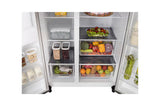 LG 650L Convertible Side-by-Side Refrigerator | Multi-Air Flow, Smart Diagnosis, Shiny Steel | GL-B257JPZ3