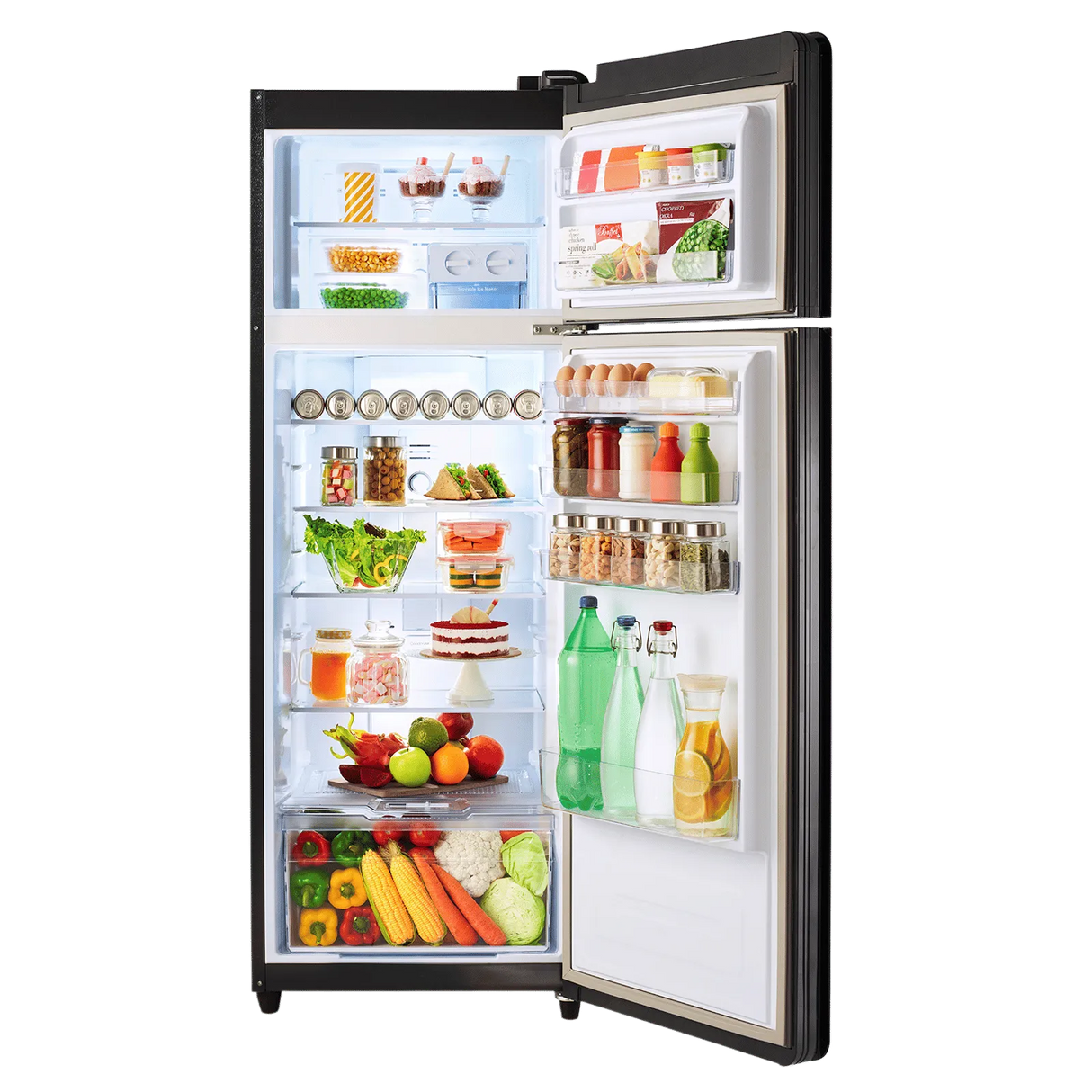 Godrej 272L 2 Star Frost Free Bottom Mount Double Door Refrigerator | Inverter | Black | RT EONCRYSTAL 310BN RI OB (2026)