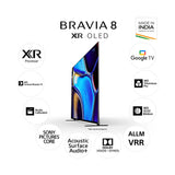 Sony 139 cm (55) BRAVIA 8 4K Ultra HD Smart OLED Google TV K-55XR80 (Black)