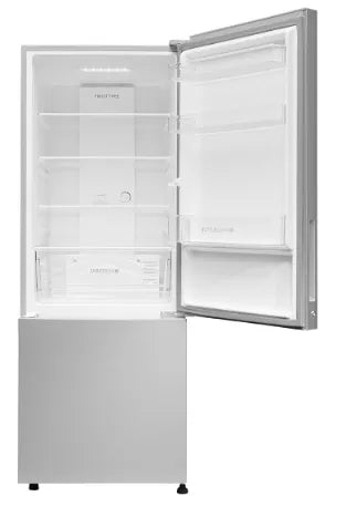 Haier 300 L, 2 Star, BrushLine Silver Finish Bottom Mounted Frost Free Refrigerator