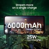 Samsung Galaxy A07 5G (6GB RAM, 128GB Storage, Black) – Dimensity 6300, 6000mAh Battery & 120Hz Display