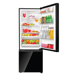 **Haier HRB-3752PKGA-P 325L Premium Bottom Mount Frost Free Refrigerator – 14-in-1 Convertible, Triple Inverter, Dual Fan Cooling & Black Glass Finish**