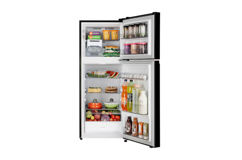 LG 225L Double Door Refrigerator Smart Inverter Auto Smart Connect Multi Air Flow Frost Free Onyx Black 1 Star Fridge