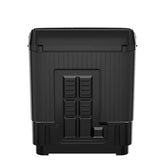 Haier HTW100-196BK 10 Kg Semi-Automatic Top Load Washing Machine | Vortex Pulsator, Oxyi Dry, Black