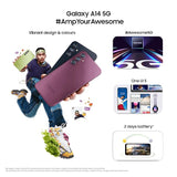 Samsung Galaxy A14 5G (Dark Red, 4GB, 128GB Storage)