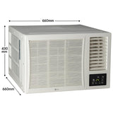 LG AW-C18WUXA 1.5 Ton 3 Star Fixed Speed Window AC (2026 Model) | Copper Condenser Coil | Turbo Mode | HD Filter | Memory Restart | Quick & Uniform Cooling | White