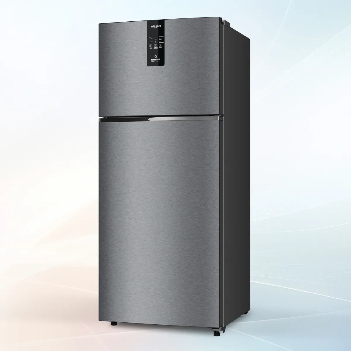 Whirlpool IntelliFresh 411L Convertible Frost Free Refrigerator | 5-in-1 Modes, IntelliSense Inverter, Illusia Steel, 2 Star