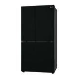 Best Side-by-Side Refrigerator: LG 650L - Convertible, Black Mirror Glass