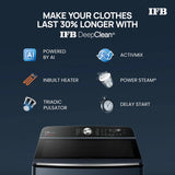 IFB DeepClean® 12 Kg Top Load Washing Machine | Power Steam®, In-Built Heater, Smart Wash Programs (TL121RB2SID Royal Blue))