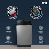 IFB 11 Kg 5 Star with DeepClean® Technology, AI Powered, Fully Automatic Top Load Washing Machine (2025 Model, TL111IN3SN, PowerSteam®, Inbuilt Heater, 5D Wash, Aqua Energie, Inox)