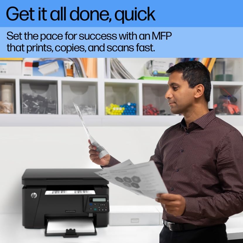 HP LaserJet Pro MFP M126NW Multi-function WiFi Monochrome Laser Printer  (Black, Toner Cartridge)