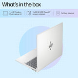 HP Pavilion Plus, 13th Gen Intel Core i5-1335U Laptop, (16GB LPDDR5x,512GB SSD),IPS, 300 nits, 14''(35.6cm) 2K,Win 11, M365 Basic(1yr), Office Home 24, Silver,1.38kg, 5MP Camera w/Shutter, EW0107TU