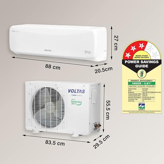 Voltas 1.5 ton ac sales
